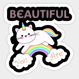 unicorn cat Sticker